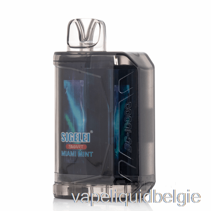 Vape België Sigelei Smart Ac10000 0% Nul Nicotine Wegwerp Miami Mint